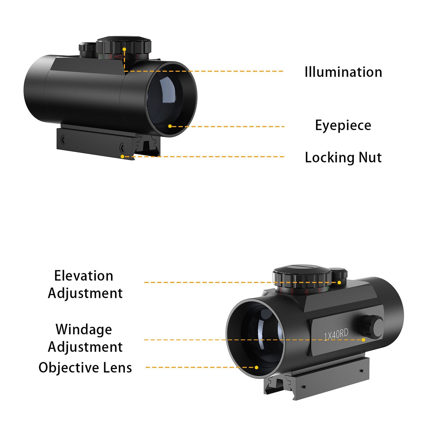 Aquilifer 1×40Red Dot Sight