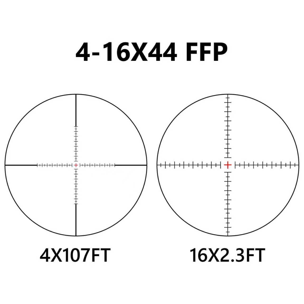 Aquilifer 4-16X44 FFP Rifle Scope