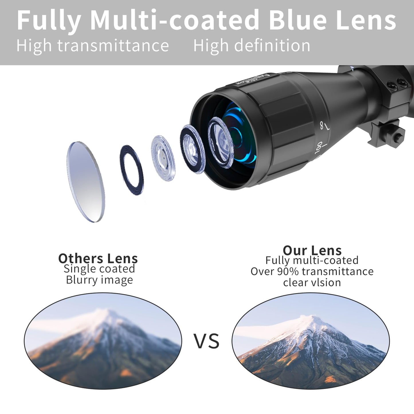 Aquilifer 4X32 SFP Optics Rifle Scope
