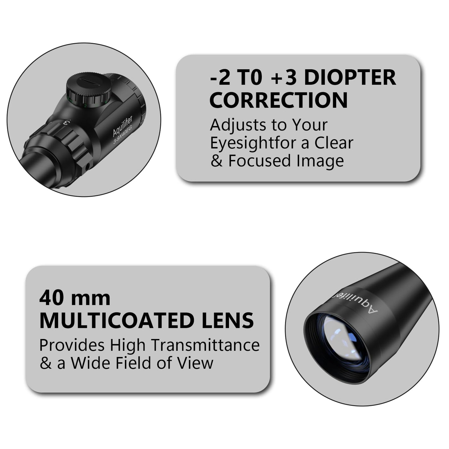 Aquilifer 3-9×40 SFP Optics Rifle Scope