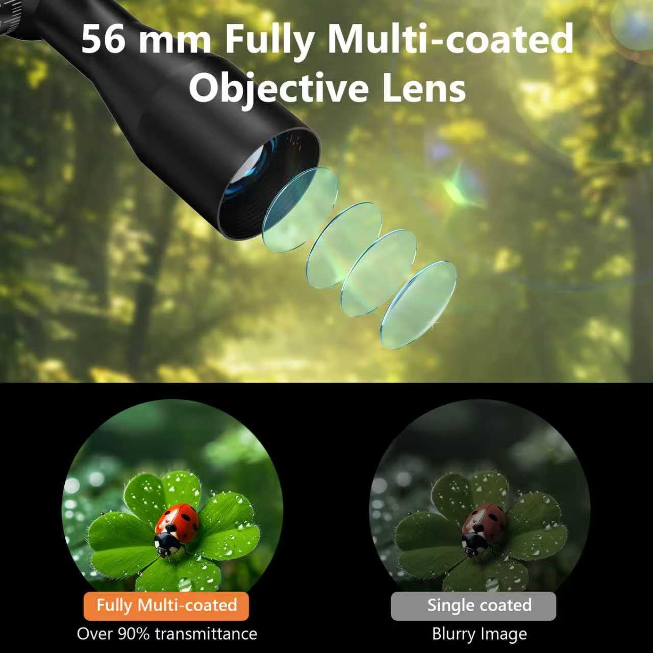 Aquilifer 3-12x56 FFP Optics Rifle Scope