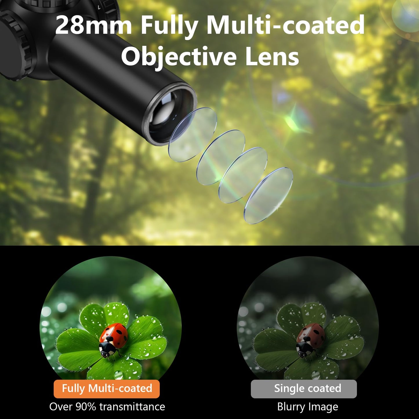 Aquilifer 1-10X28 SFP Optics Rifle Scope