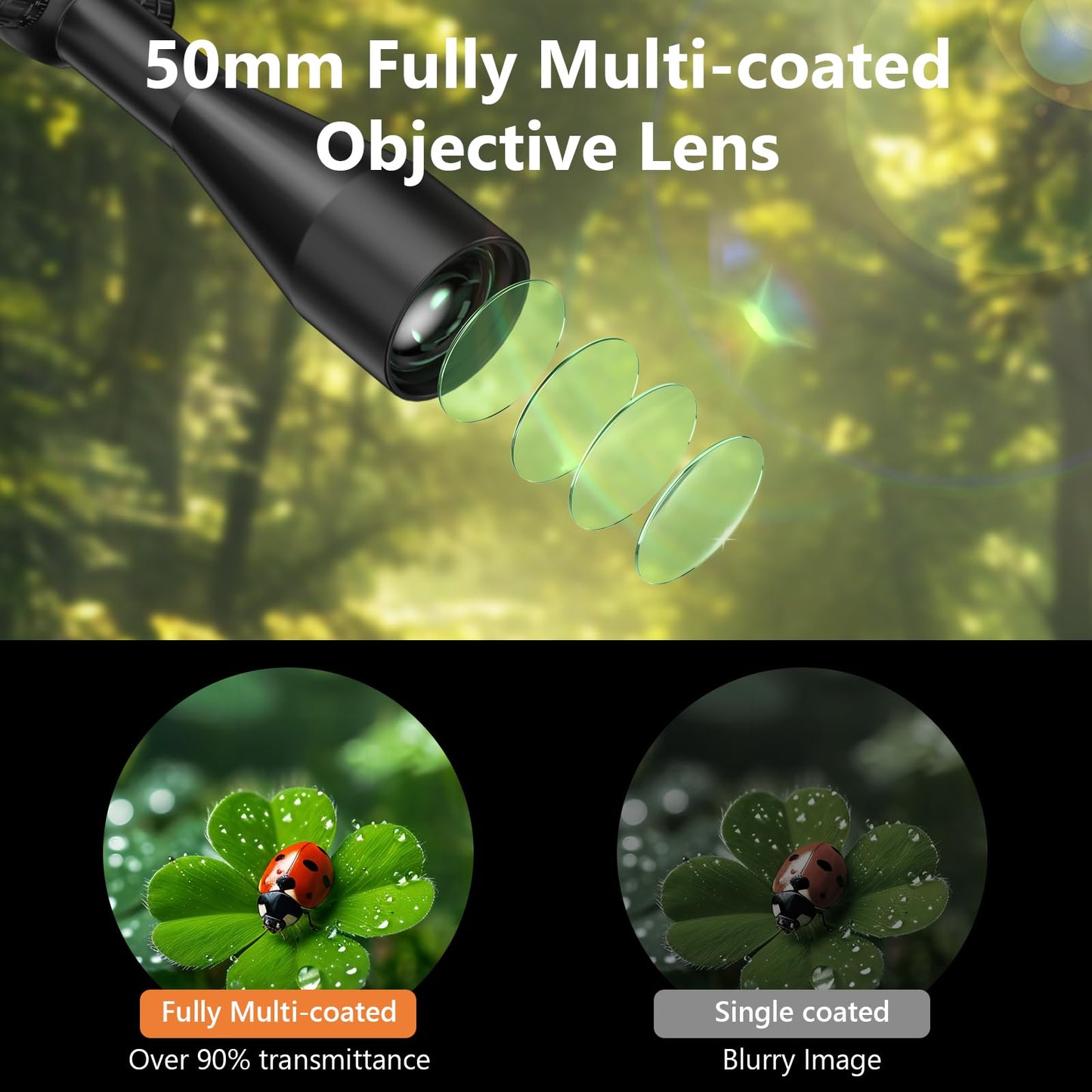Aquilifer 6-24X50 FFP Optics Rifle Scope