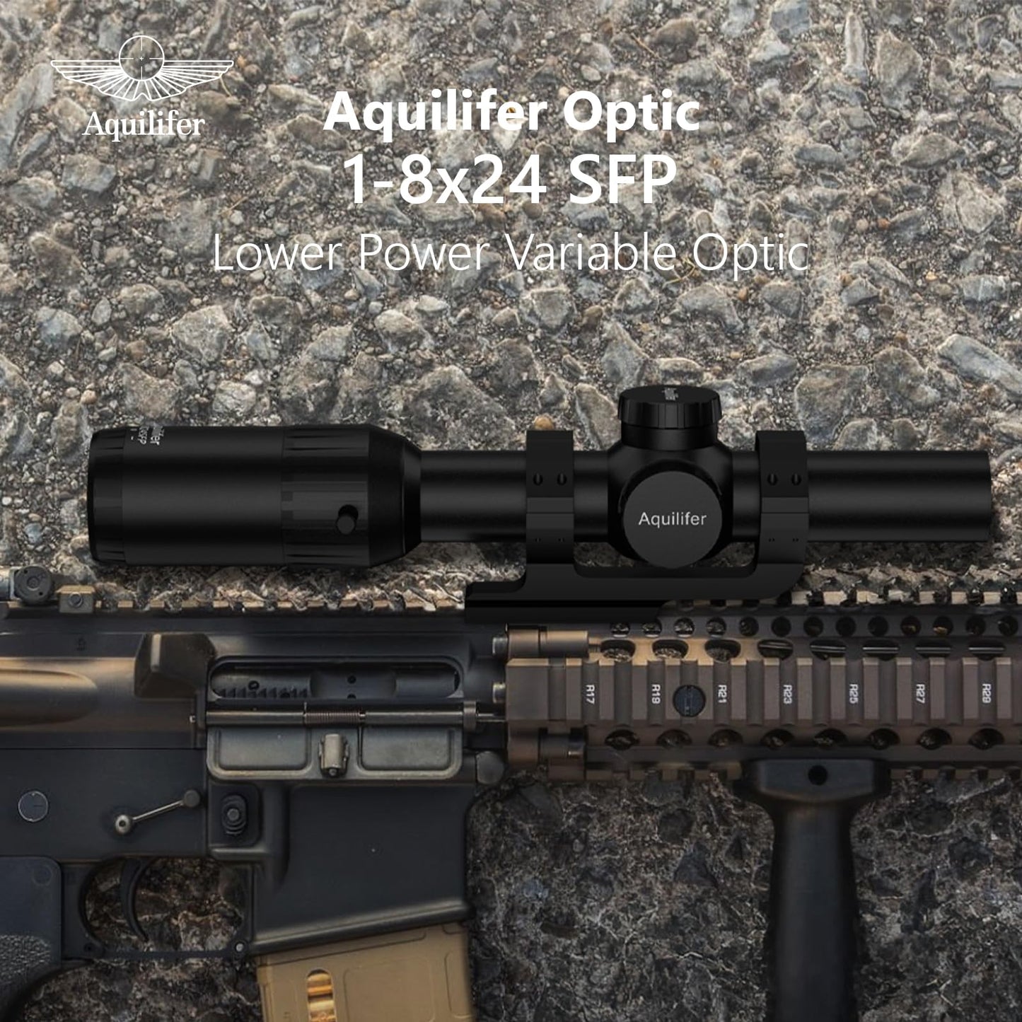 Aquilifer 1-8X24 SFP Optics Rifle Scope