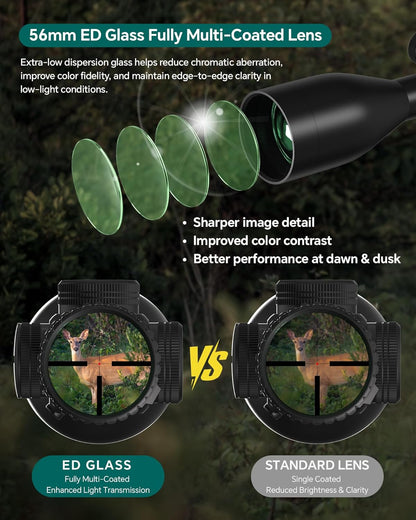 Aquilifer HT 3-12x56 SFP Optics Rifle Scope