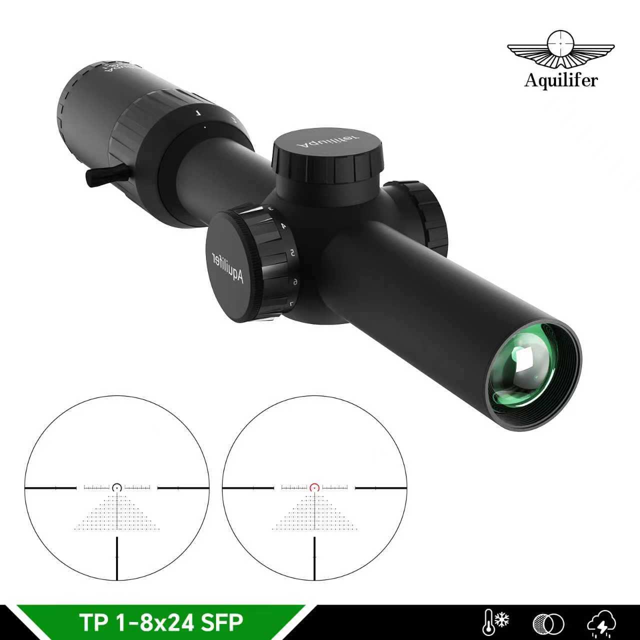 Aquilifer 1-8X24 SFP Optics Rifle Scope