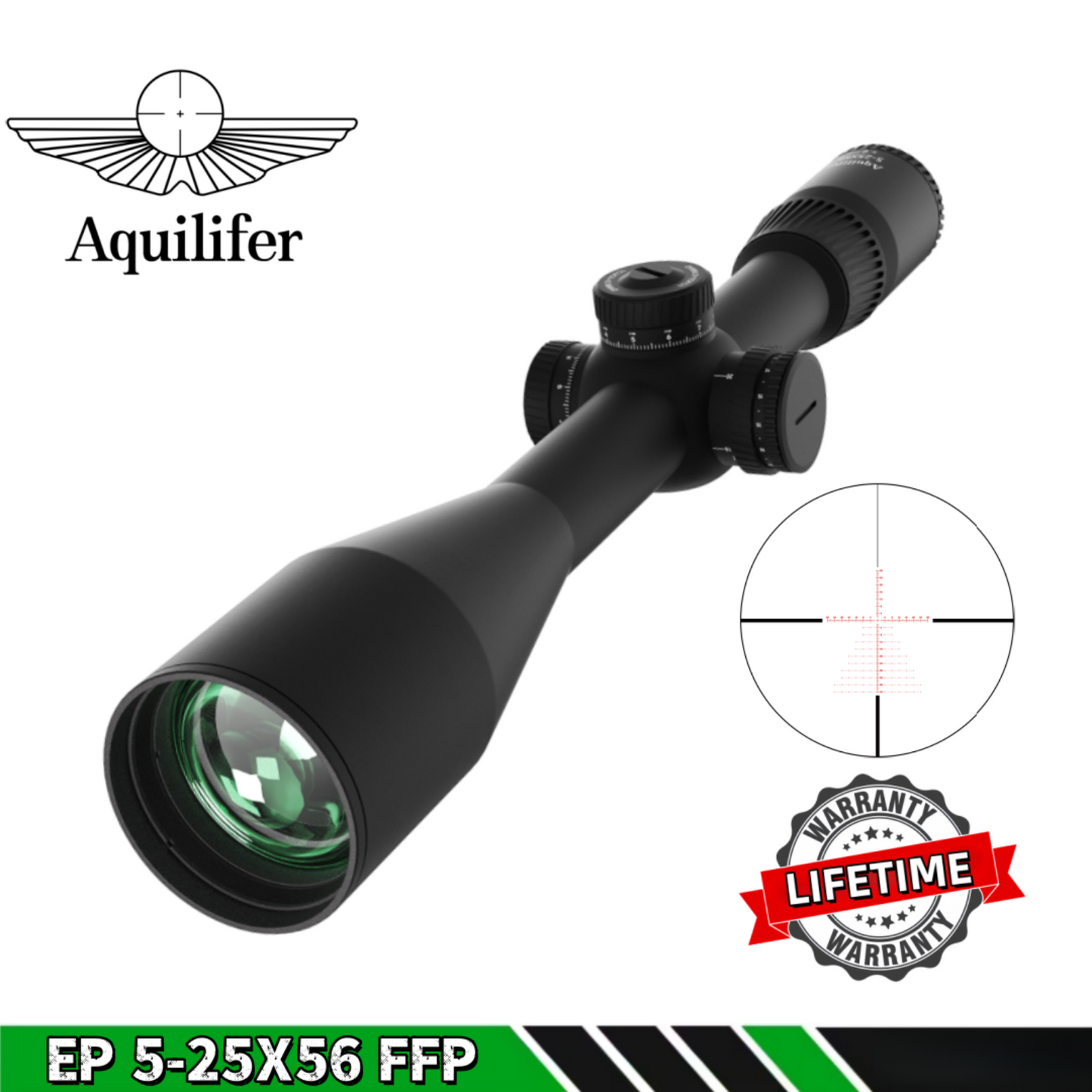 Aquilifer 5-25X56 FFP Optics Rifle Scope