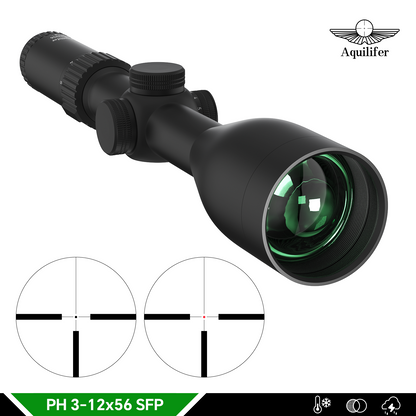 Aquilifer HT 3-12x56 SFP Optics Rifle Scope