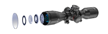 Fully multi-coated glass reduces glare and reflections for brighter, higher-contrast views.