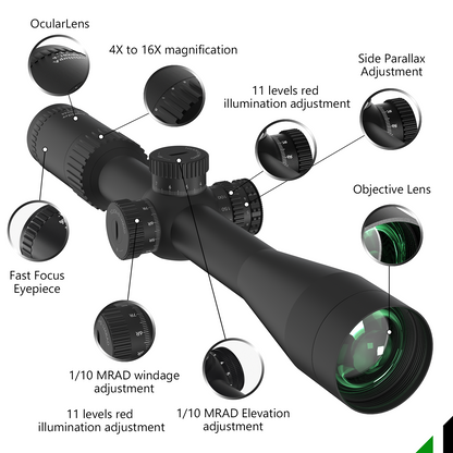 Aquilifer HT 4-16X44 SFP Rifle Scope