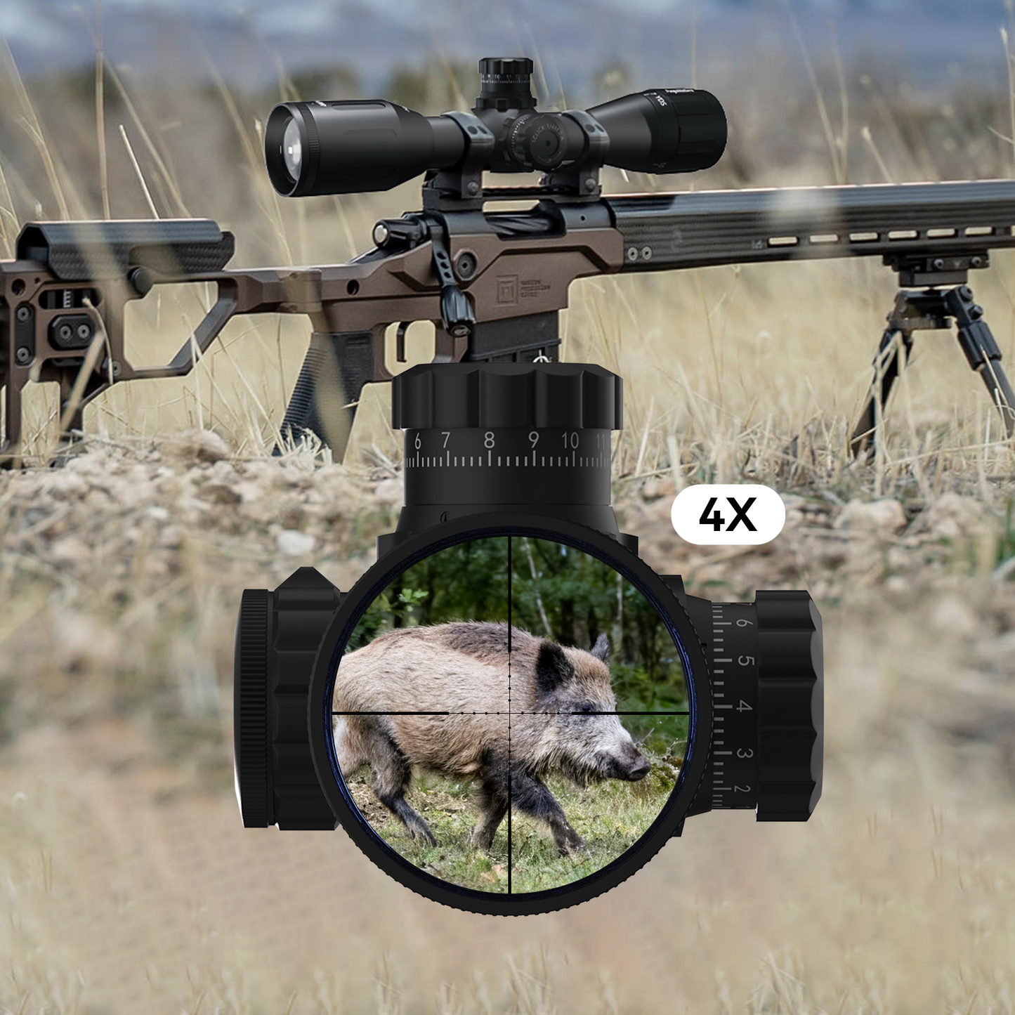Aquilifer 4X32 SFP Optics Rifle Scope
