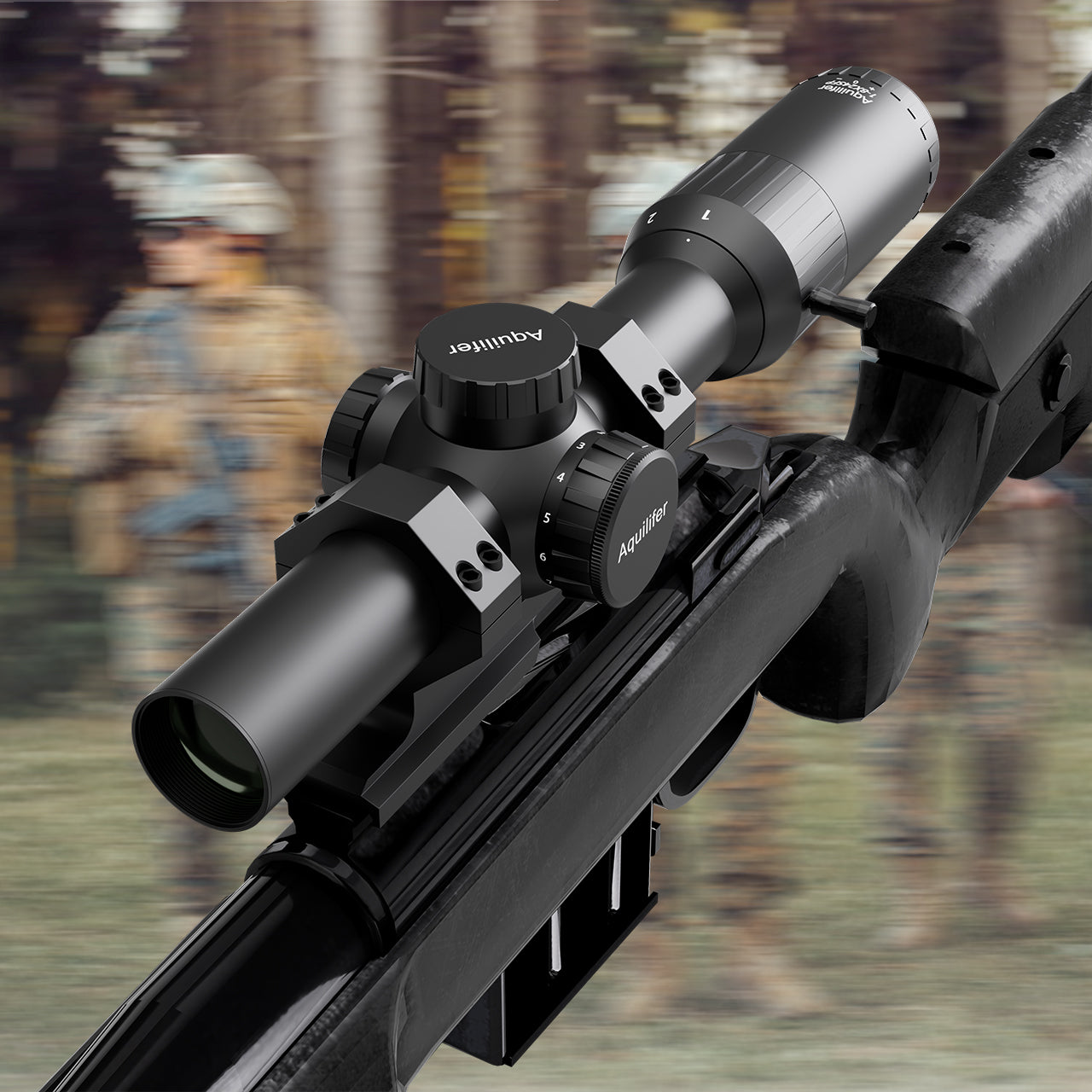 Aquilifer 1-8X24SFIR SFP-MOA  30mm Tube Optics Rifle Scope