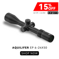 Aquilifer EP 6-24x50 FFP MIL Side Focus 30mm Tube Precision Scope