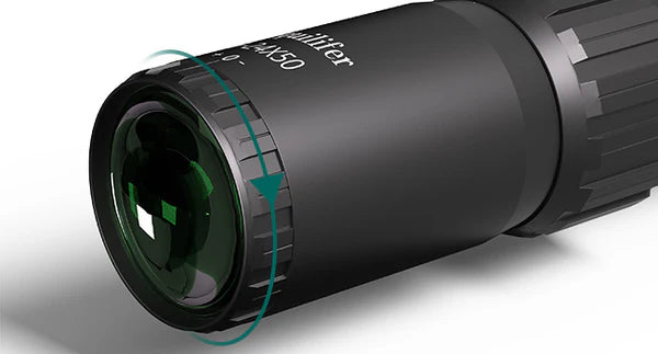 FAST MAGNIFICATION 1× – 8×