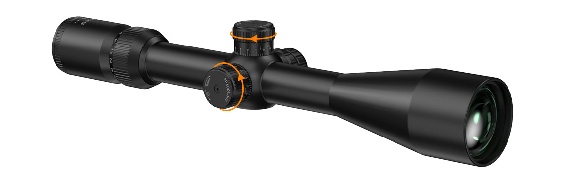 Side Parallax + Windage/Elevation Turrets