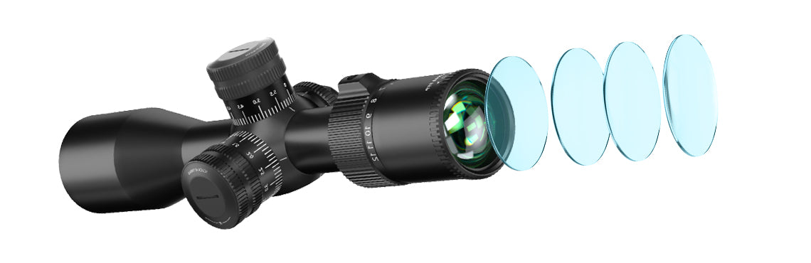 Fully multi-coated glass reduces glare and reflections for brighter, higher-contrast views.