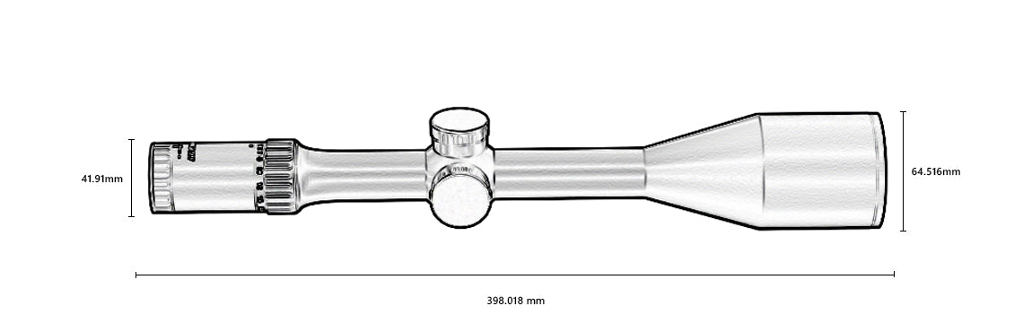 Product dimensions diagram