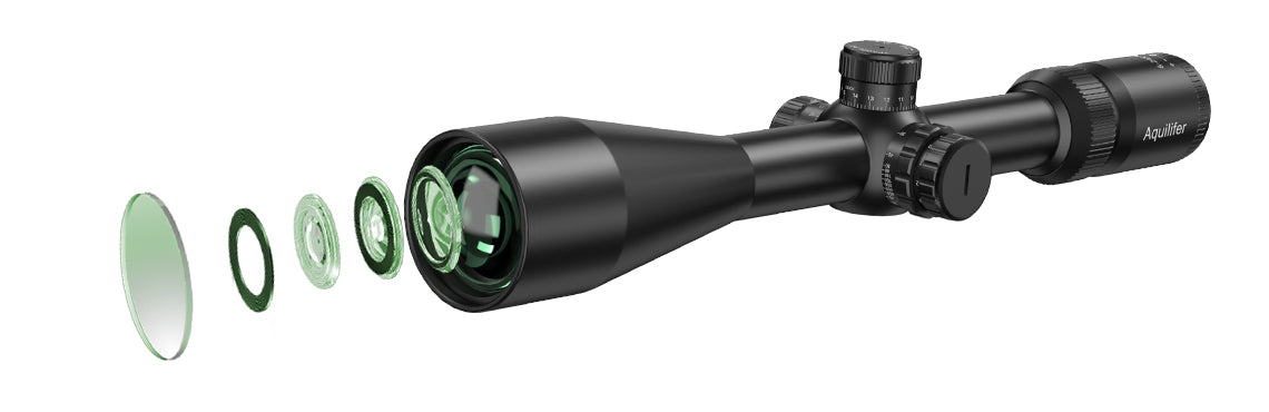Fully multi-coated glass reduces glare and reflections for brighter, higher-contrast views.