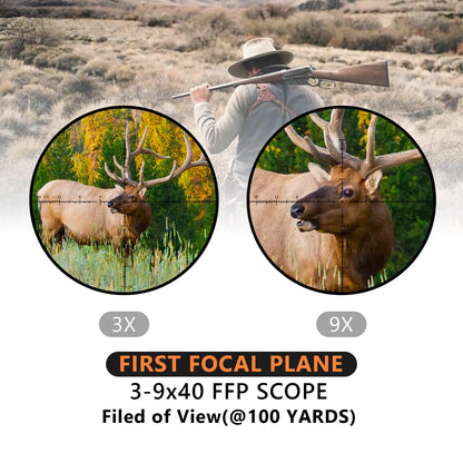 Aquilifer 3-9×40 SFP Optics Rifle Scope