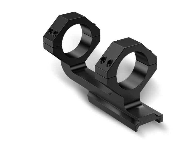 Montage de lunette cantilever Aquilifer 34 mm en noir, comprenant deux anneaux de montage et une base pour un attachement sécurisé.