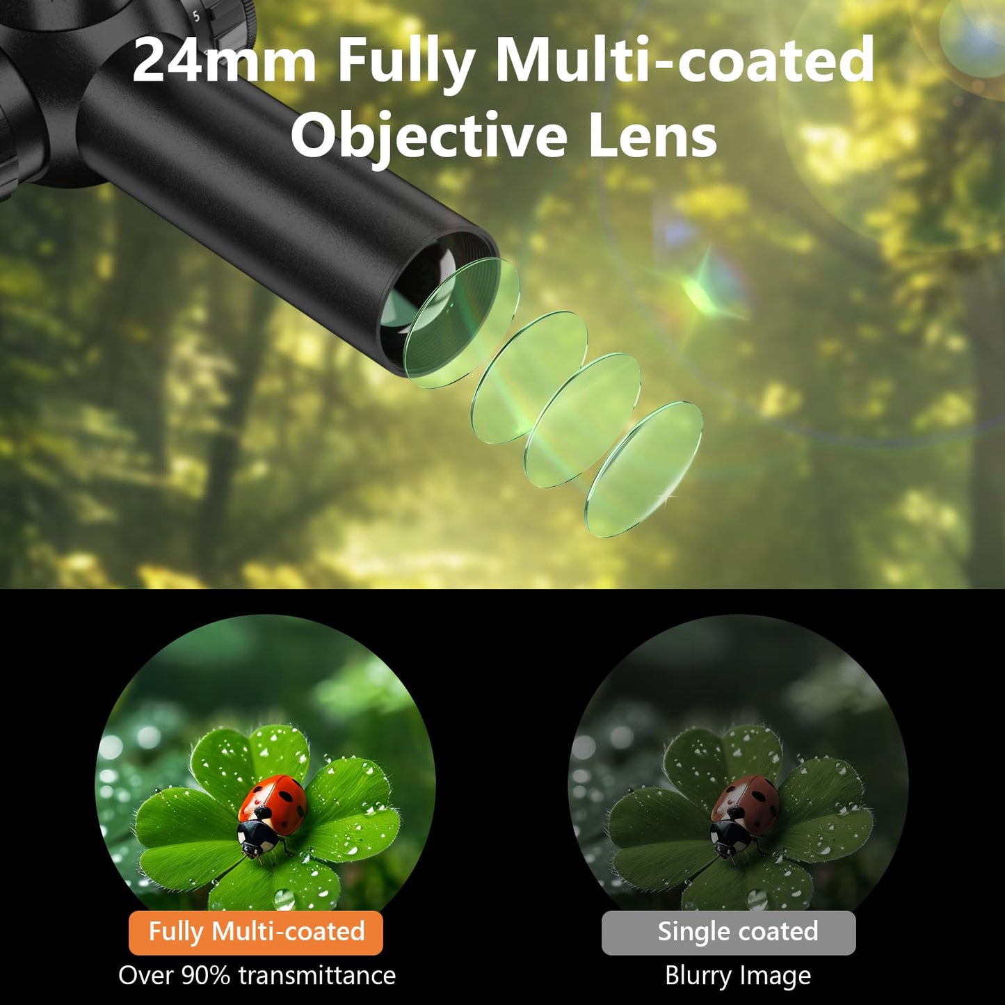 Aquilifer 1-8X24 SFP Optics Rifle Scope